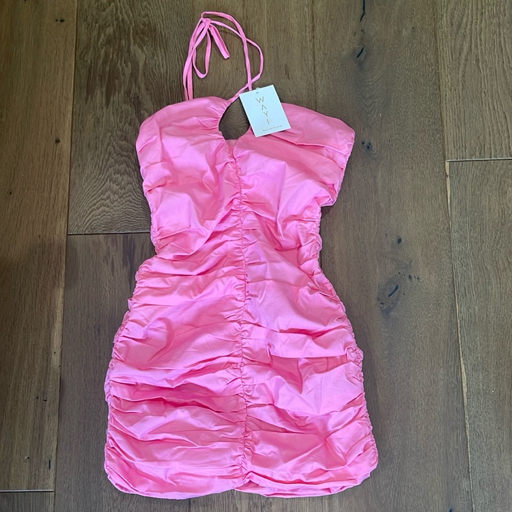BRAND NEW Pink Mini Dress (size xs)